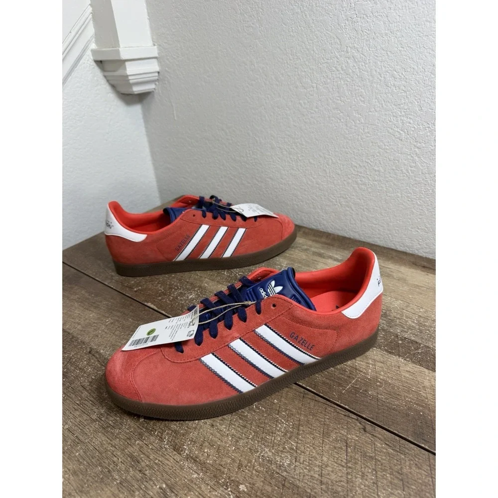 Adidas Gazelle MLS NE Revolution SAMPLE Sneakers Men's Sz 11 JR4174 FIFA Soccer‎